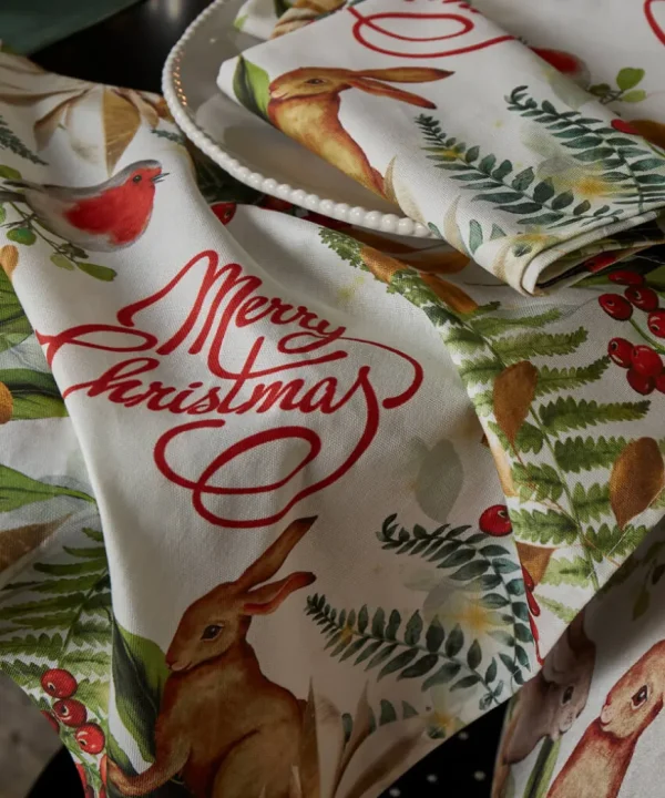 Christmas Decorations<Joe Browns Merry Christmas Nature Napkins