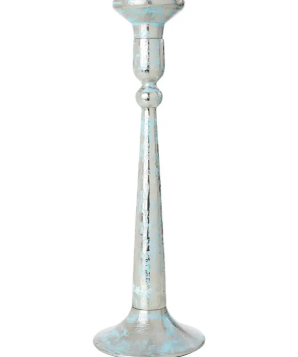 Gifts<Joe Browns Nouveau Distressed Blue Candle Holder