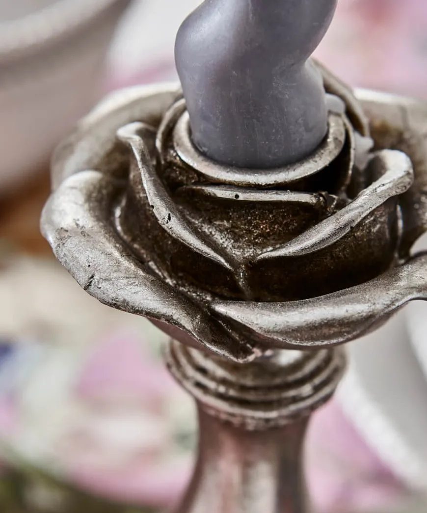 nouveau_rose_candle_holde_2.webp Gifts<Joe Browns Nouveau Rose Candle Holder