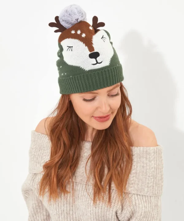 Gifts<Joe Browns Oh Deer Knitted Hat