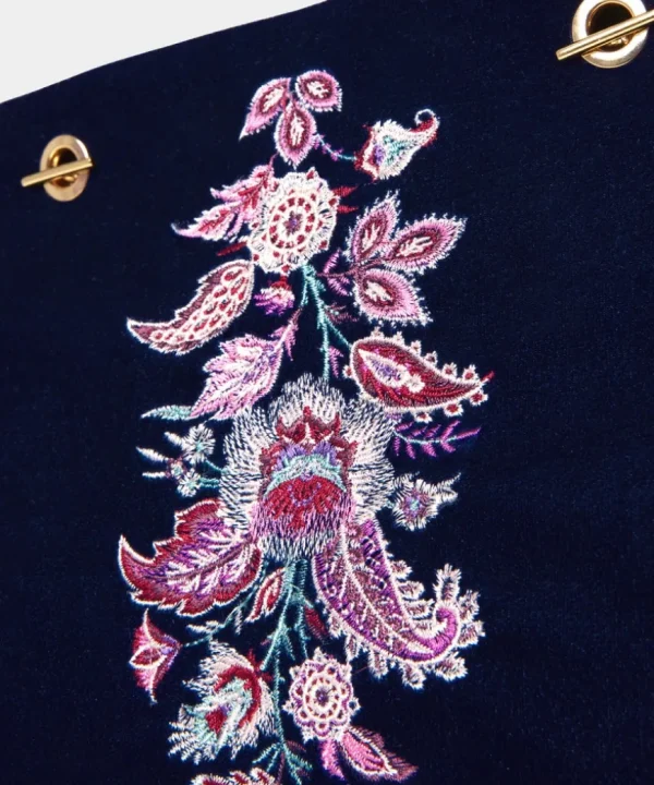 Handbags & Purses<Joe Browns Opulence Embroidered Velvet Bag