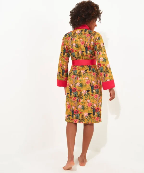 Gifts<Joe Browns Peacock Print Dressing Gown