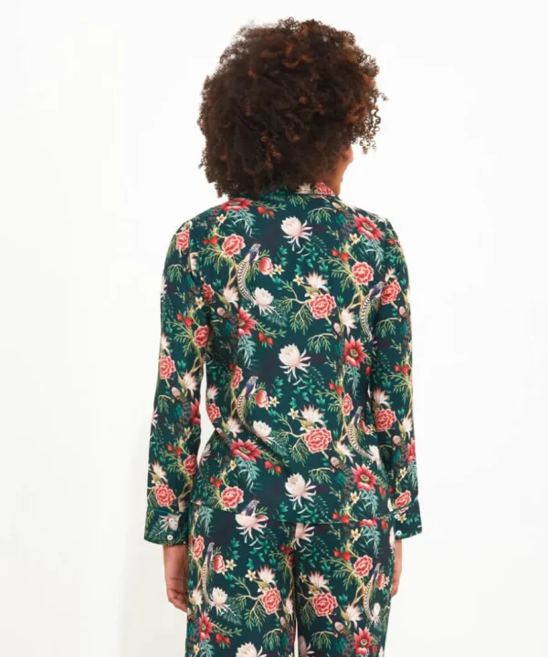 Gifts<Joe Browns Peacock Print Pyjama Top