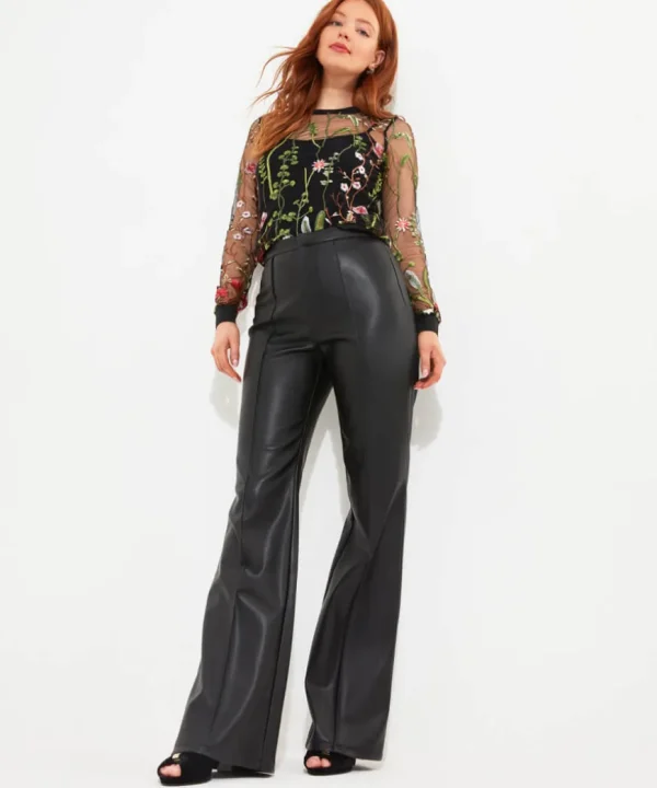 Jeans & Trousers<Joe Browns Perfect Pu Trousers