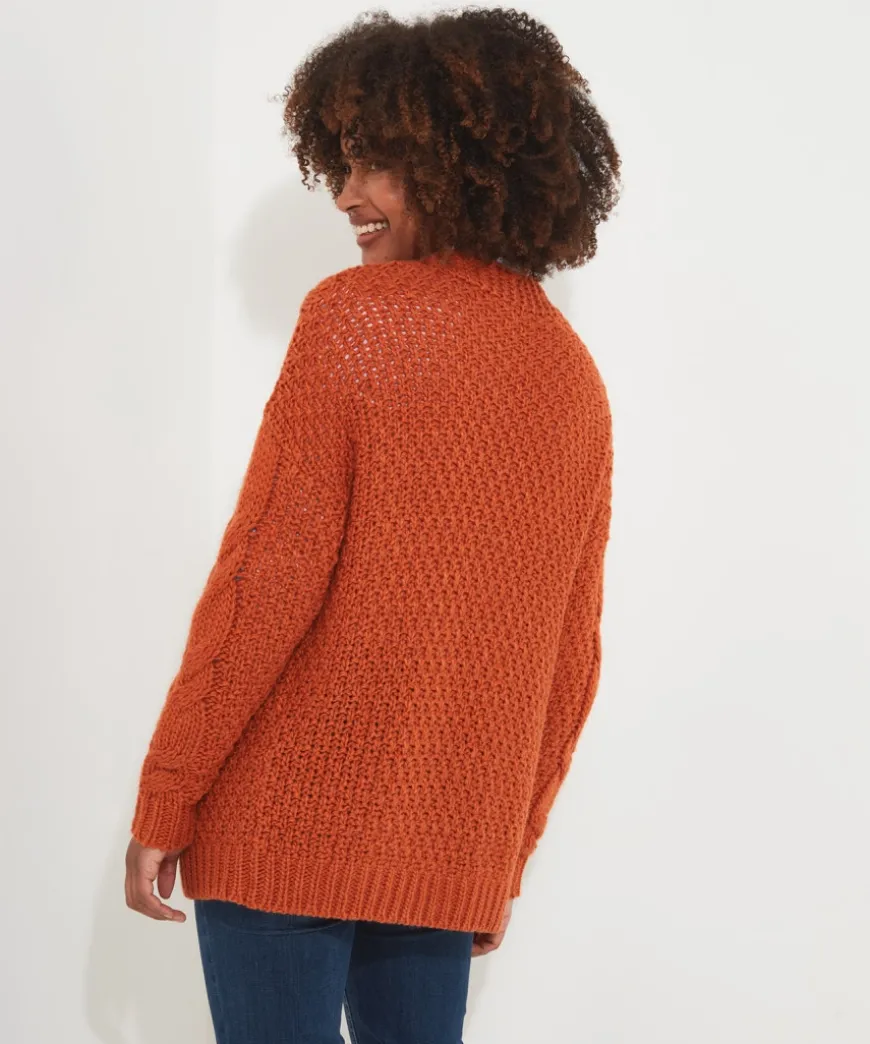 perfect_slouchy_cardigan_4.webp Knitwear & Cardigans<Joe Browns Perfect Slouchy Cardigan