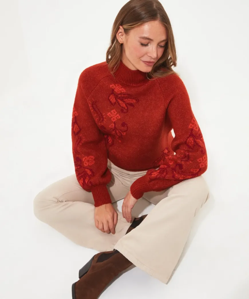 perfectly_paisley_jumper_4.webp Knitwear & Cardigans<Joe Browns Perfectly Paisley Jumper