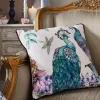 Cosy This Christmas<Joe Browns Poised Peacocks Reversible Cushion
