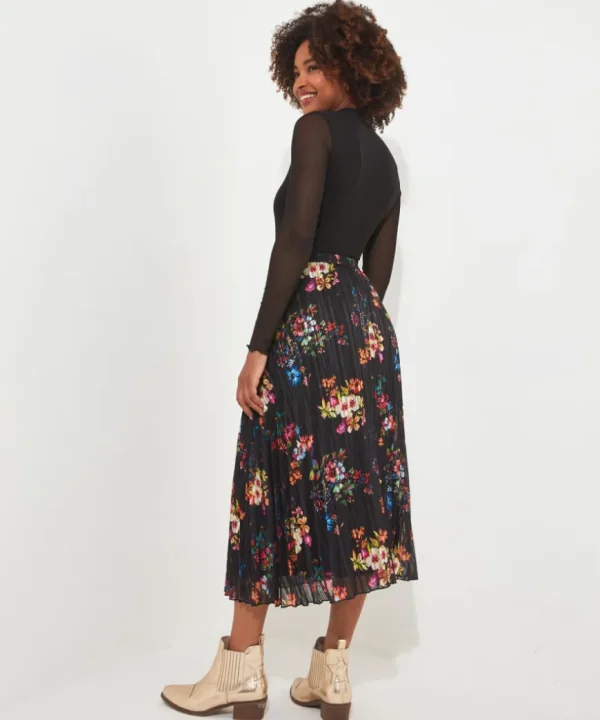 Skirts<Joe Browns Pop Of Colour Pleated Skirt