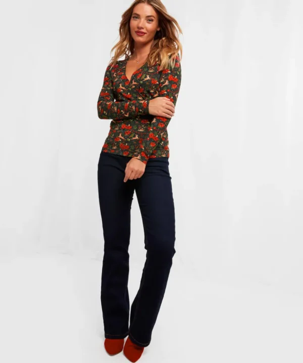Tops& Tunics & Shirts<Joe Browns Radiant Reindeer Wrap Top