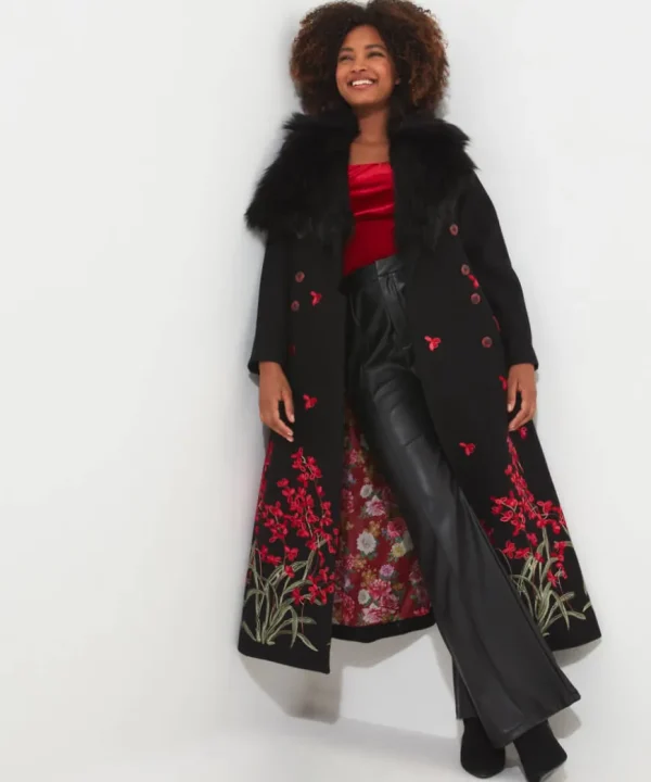 Coats & Jackets<Joe Browns Red Roses Boutique Coat
