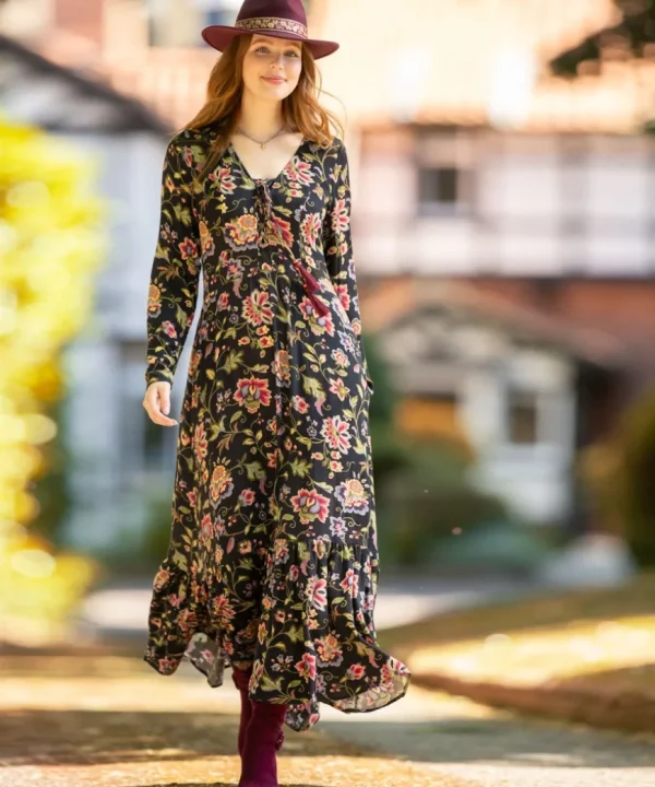 Dresses<Joe Browns Rowena Printed Maxi Dress