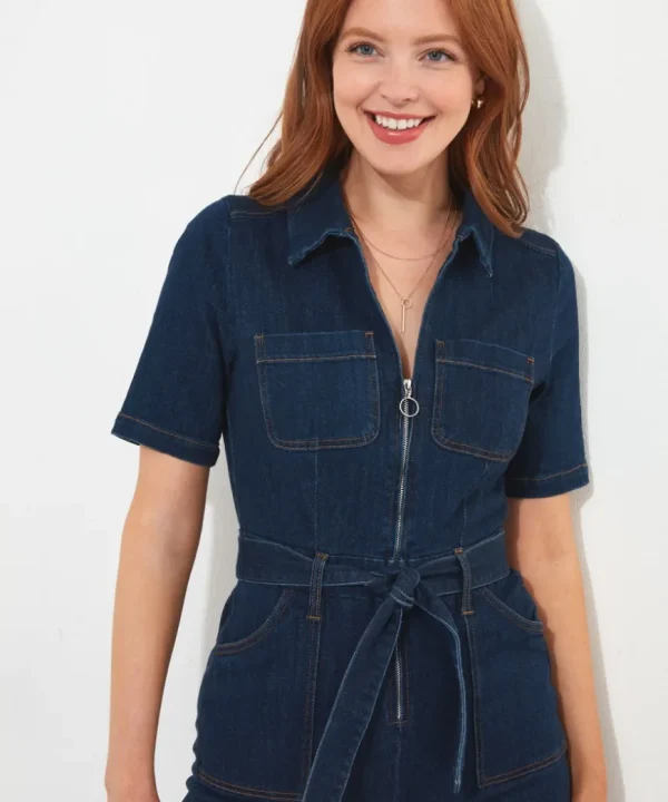 Jeans & Trousers<Joe Browns Roxie Denim Jumpsuit