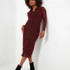 Dresses<Joe Browns Ruched Front Button Through Mesh Dress