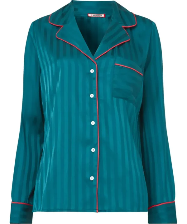 Gifts<Joe Browns Satin Stripe Pyjama Top