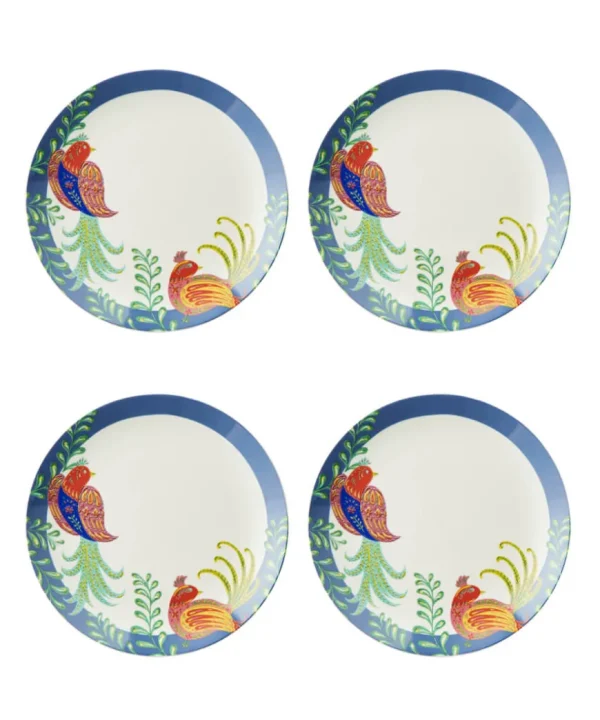 Tableware & Dining<Joe Browns Set Of 4 Folk Floral Dinner Plates