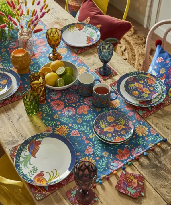 Tableware & Dining<Joe Browns Set Of 4 Folk Floral Dinner Plates