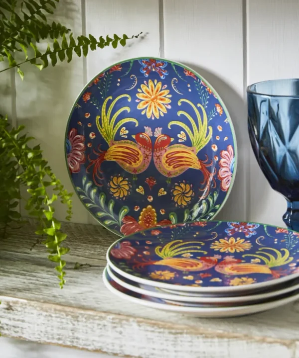 Tableware & Dining<Joe Browns Set Of 4 Folk Floral Side Plates