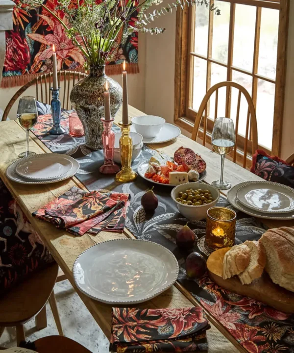 Home Accessories<Joe Browns Set Of 4 Organic Beaded Dinner Plates