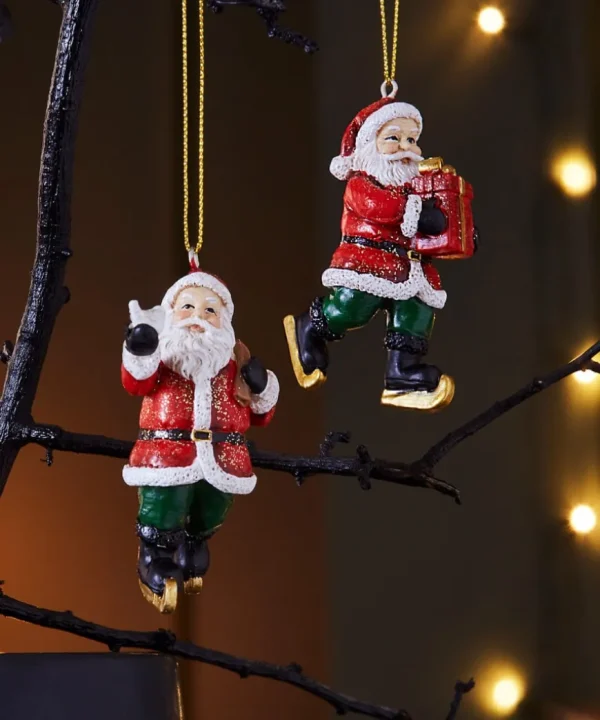 Gifts<Joe Browns Set Of 2 Santa Christmas Baubles