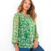 Tops& Tunics & Shirts<Joe Browns Spring Greens Top