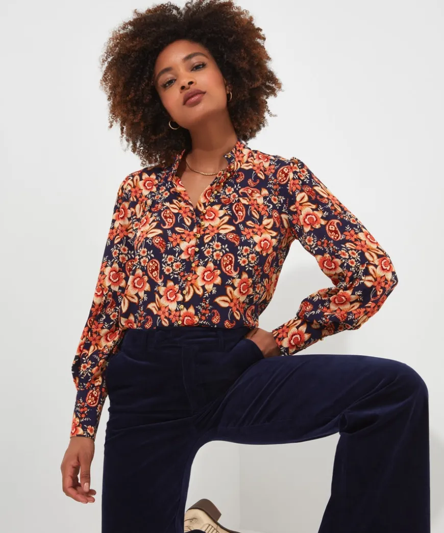stunning_button_blouse_5.webp Tops& Tunics & Shirts<Joe Browns Stunning Button Blouse