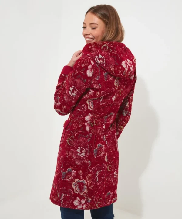 Coats & Jackets<Joe Browns Stunning Red Hooded Coat