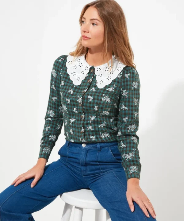 Tops& Tunics & Shirts<Joe Browns Tess Vintage Collar Blouse