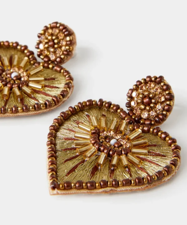 Gifts<Joe Browns Warm Heart Beaded Earrings