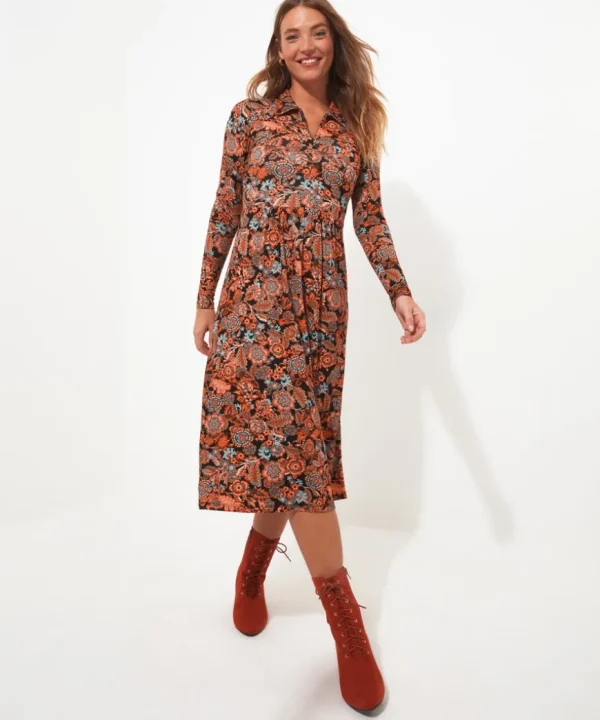 Dresses<Joe Browns Zip Front Jersey Dress