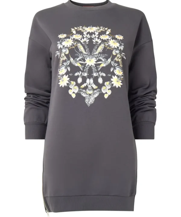 Tops& Tunics & Shirts<Joe Browns Zip Sweat Tunic Dress